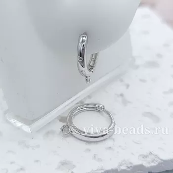 УЦЕНКА Швензы с замком колечки 16.5х14.5х2.5 мм родиевое покр. (6547-Р-УЦ) купить в Воронеже | Заказать в интернет-магазине Viva Beads
 УЦЕНКА Швензы с замком колечки 16.5х14.5х2.5 мм родиевое покр. (6547-Р-УЦ) купить в Воронеже | Заказать в интернет-магазине Viva Beads