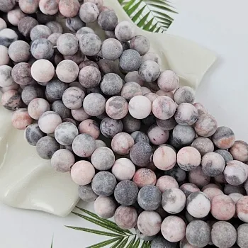 Нить 37 см Яшма розовая матовая бусины 10 мм гладкий шар (9075-10) для бижутерии купить с доставкой по России | Интернет‑магазин Viva Beads