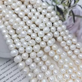 10 шт.  Жемчуг натуральный речной 7-8 мм АА (3776 / шт) купить в #REGION_P# | Заказать в интернет-магазине Viva Beads
