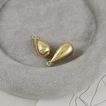 УЦЕНКА Подвеска Капля 22.8х10 мм позолота 14К (9427-З-УЦ) купить с доставкой по России | Интернет-магазин Viva Beads