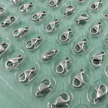 Замок лобстер 10x6x3 мм нержавеющая сталь (5480-10) купить в Воронеже | Заказать в интернет-магазине Viva Beads
