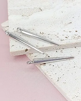 Подвеска Шип 36х4.4 мм родиевое покр. (8448-36-Р) купить с доставкой по России | Интернет-магазин Viva Beads