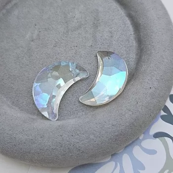 Подвеска Месяц 30x19.5-20x8-9 мм Sunshine, хрустальное стекло (9067) купить в Воронеже | Заказать в интернет-магазине Viva Beads
