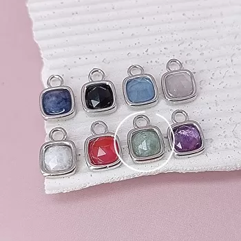 Подвеска с пренитом 13х9.3 мм родиевое покр. (7803-ПР) купить в Воронеже | Заказать в интернет-магазине Viva Beads
