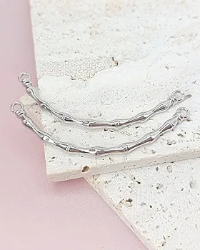 УЦЕНКА Коннектор Дуга 56.8 мм родиевое покр. (8028-Р-УЦ)