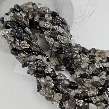 Нить 40 см Кварц дымчатый, раухтопаз 5-7.7х4.5-10 мм бусины фри форм (9453) купить в Воронеже | Заказать в интернет-магазине Viva Beads
