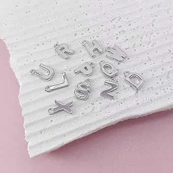 Подвеска буква 8.5 мм A-Z родиевое покр. (7812) Подвеска буква 8.5 мм A-Z родиевое покр. (7812)