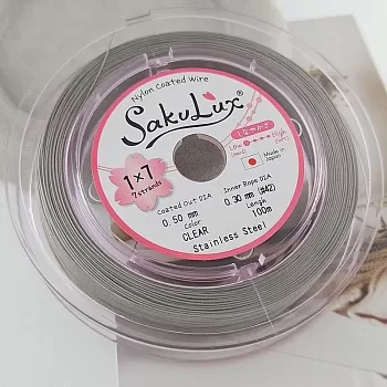 1 м Тросик SakuLux 7 струн - 0.5 мм цвет стальной (6440-0.5-С) купить с доставкой по России | Интернет-магазин Viva Beads