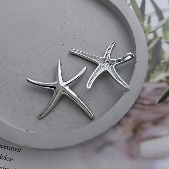 Подвеска Морская звезда 30 мм родиевое покр. (5230-Р) купить с доставкой по России | Интернет-магазин Viva Beads