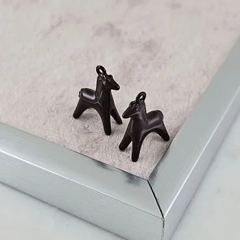 УЦЕНКА Подвеска Лошадь 18.4x12х6.2 мм темно-коричневый (10177-КОР-УЦ)