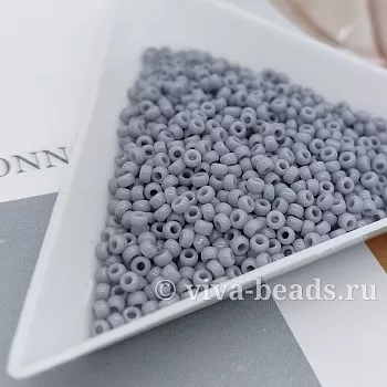 7 гр. Бисер японский MIYUKI размер 11 Opaque Cement Gray, 2x1.3 мм (7316-RR498) 7 гр. Бисер японский MIYUKI размер 11 Opaque Cement Gray, 2x1.3 мм (7316-RR498)