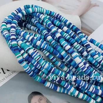 Нить 40 см Каучук (пластик) 6 мм цвет микс (5308-МИКС3) купить в Воронеже | Заказать в интернет-магазине Viva Beads
