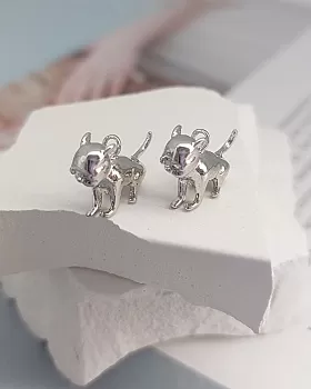 Подвеска Кошка 10.5x15x5 мм родиевое покр. (8274-Р) Подвеска Кошка 10.5x15x5 мм родиевое покр. (8274-Р)