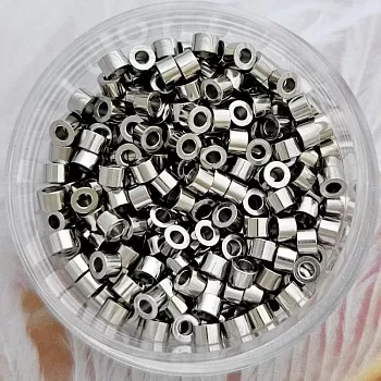 10 шт. Бусина разделитель трубочка 3х2 мм нержавеющая сталь (8946-3) купить с доставкой по России | Интернет-магазин Viva Beads