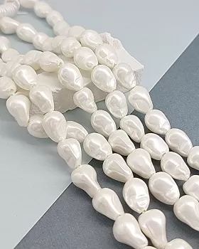 УЦЕНКА 1 шт. Жемчуг майорка 9-9.5х10-12.5 мм капля имитация барокко (7655-УЦ) купить в Воронеже | Заказать в интернет-магазине Viva Beads
