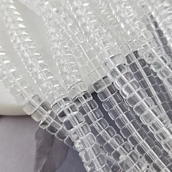 Нить 37 см Бусина шайба ок. 6х3 мм, стекло (10054) купить с доставкой по России | Интернет-магазин Viva Beads