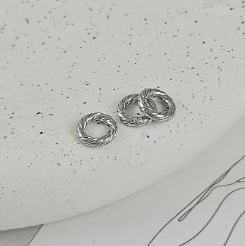 Кольцо коннектор 8x1.8 мм внутр. d 4 мм родиевое покрытие (9479-Р) соединительные колечки и кольца-коннекторы купить с доставкой по России | Интернет-магазин Viva Beads