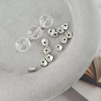 1 шт. Бусина разделитель диск фри форм 6x5.5x2.5 мм родиевое покрытие (9269-Р) купить с доставкой по России | Интернет-магазин Viva Beads