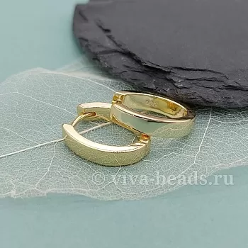 Швензы конго (бублики) 19х15х4 мм позолота (6581-З) Швензы конго (бублики) 19х15х4 мм позолота (6581-З)