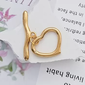 УЦЕНКА Замок тоггл Сердце 9.5x24x2.5 мм позолота 18к (4812-УЦ) купить в Воронеже | Заказать в интернет-магазине Viva Beads
