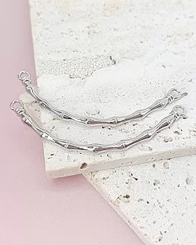 Коннектор Дуга 56.8 мм родиевое покр. (8028-Р) Коннектор Дуга 56.8 мм родиевое покр. (8028-Р)