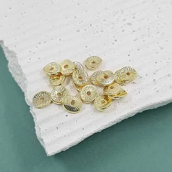 1 шт. Бусина разделитель диск 6х5 мм позолота 14К (5661-З) купить с доставкой по России | Интернет-магазин Viva Beads