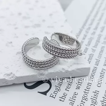 Основа для кольца с петлей свободный размер род. покр. (7142-Р) купить с доставкой по России | Интернет-магазин Viva Beads