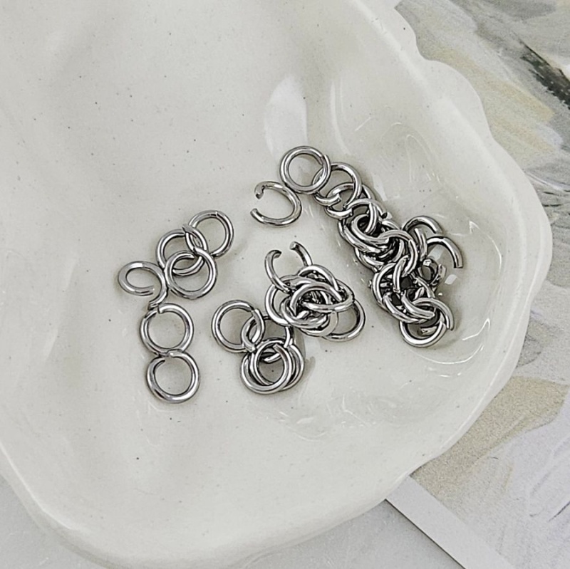 20 шт. Колечки 6х1 мм соединительные разъемные, нержавеющая сталь (3007) соединительные колечки и кольца-коннекторы купить с доставкой по России | Интернет-магазин Viva Beads