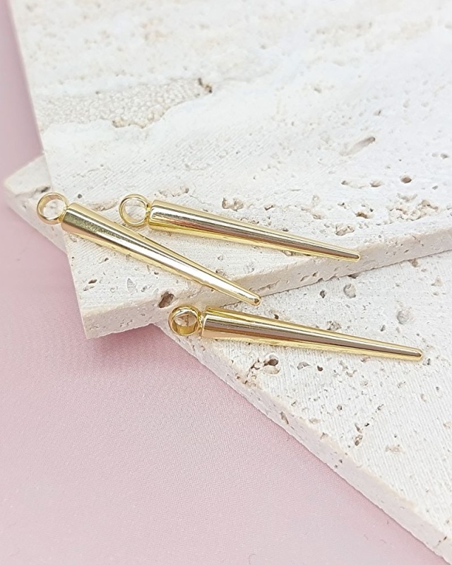 УЦЕНКА Подвеска Шип 36х4.4 мм позолота (8448-36-З-УЦ)