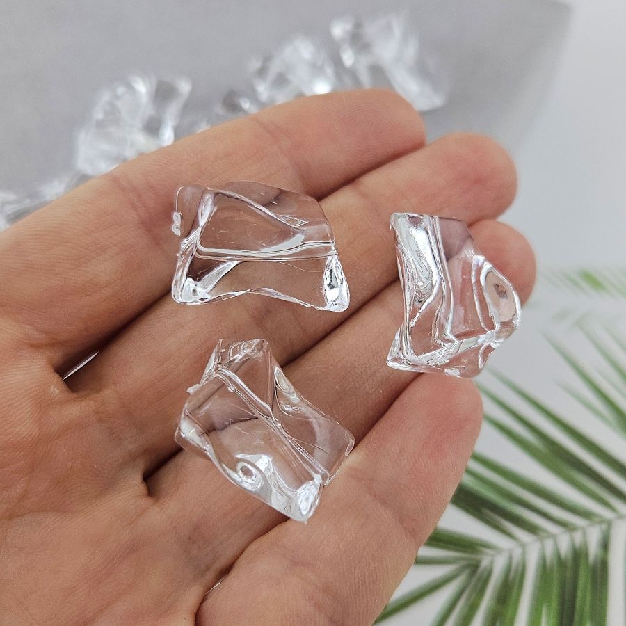 1 шт. Бусина Льдинка 19.2x18.1х17 мм прозрачная, акрил (10007) купить в Воронеже | Заказать в интернет-магазине Viva Beads
