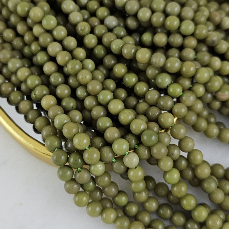 Нить 37 см Агат Авокадо ок. 6.2 мм бусины гладкий шар (10267-6) для бижутерии купить с доставкой по России | Интернет‑магазин Viva Beads
