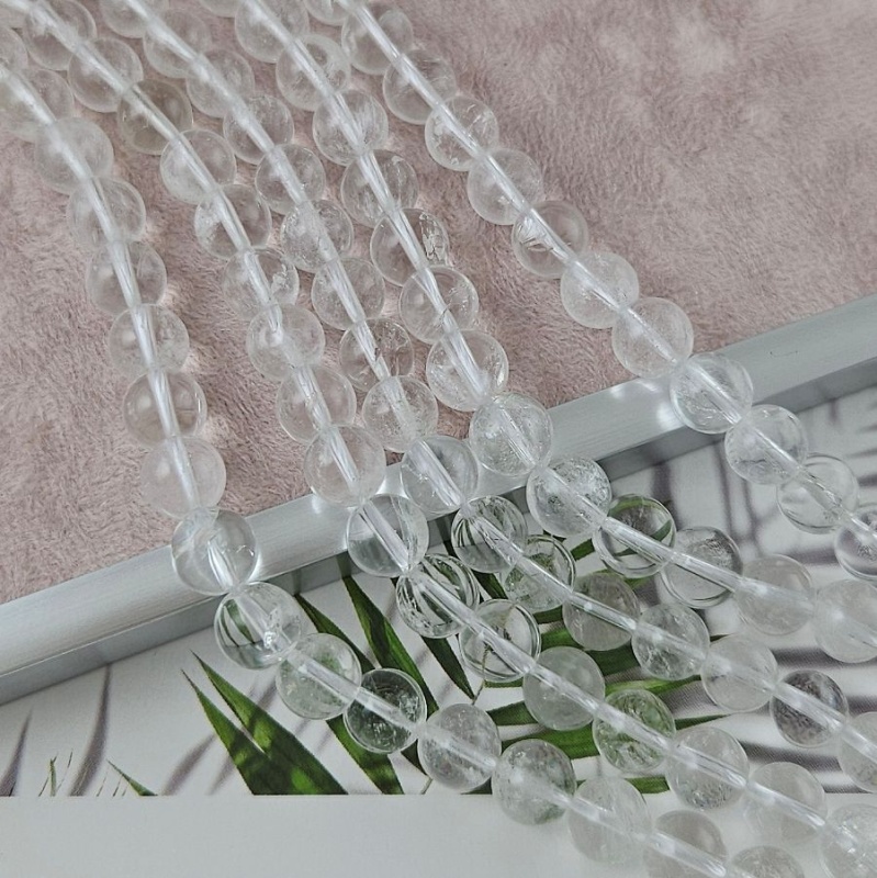 10 шт. Горный хрусталь натуральный ок. 9-9.5 мм бусина гладкий шар (7602-9) купить в Воронеже | Заказать в интернет-магазине Viva Beads
 10 шт. Горный хрусталь натуральный ок. 9-9.5 мм бусина гладкий шар (7602-9) купить в Воронеже | Заказать в интернет-магазине Viva Beads