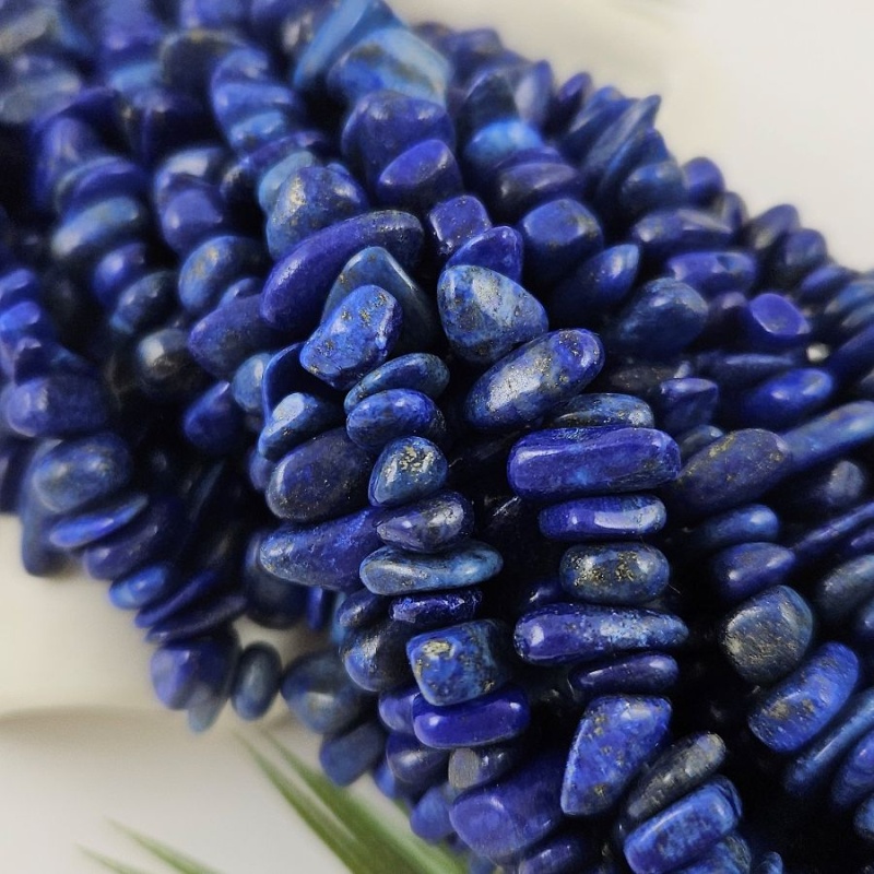 Нить 40 см Лазурит натуральный 6-10 мм, каменная крошка (9986) купить в Воронеже | Заказать в интернет-магазине Viva Beads
