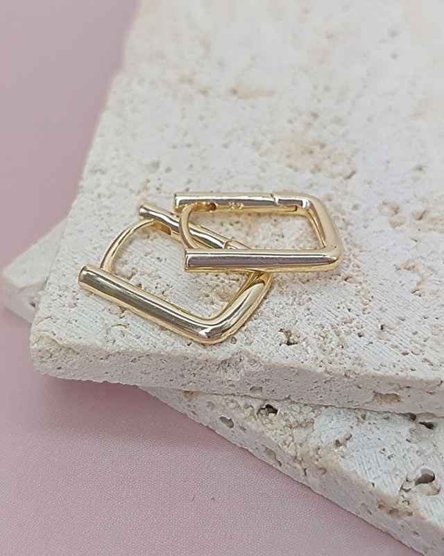 УЦЕНКА Швензы конго /бублики/ 18х14х2.5 мм позолота (8133-З-УЦ)