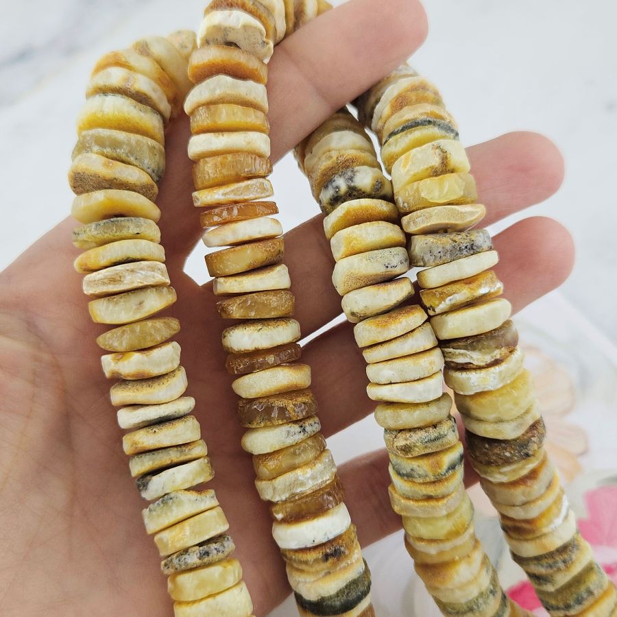 1 шт. Янтарь натуральный 12-14х3-6 мм диски необработанные (10150) для бижутерии купить с доставкой по России | Интернет‑магазин Viva Beads
