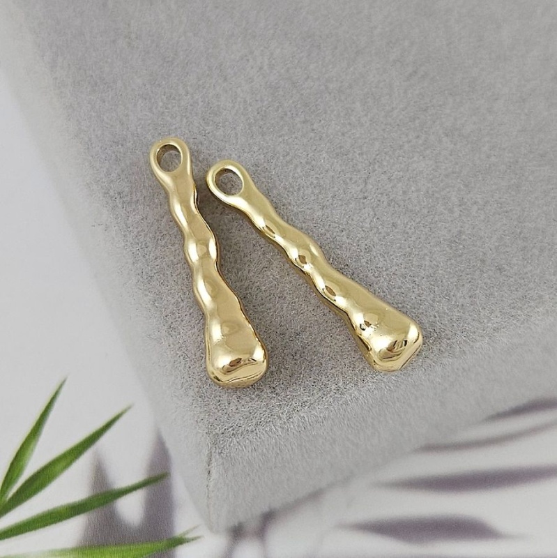 Подвеска Палочка 25.6х5.4х4.8 мм, позолота 14К (9418-25-З)