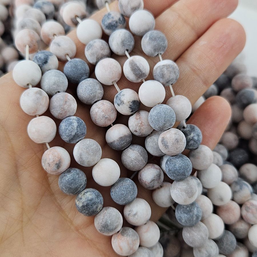 Нить 37 см Яшма розовая матовая бусины 8 мм гладкий шар (9075-8) купить в Воронеже | Заказать в интернет-магазине Viva Beads
