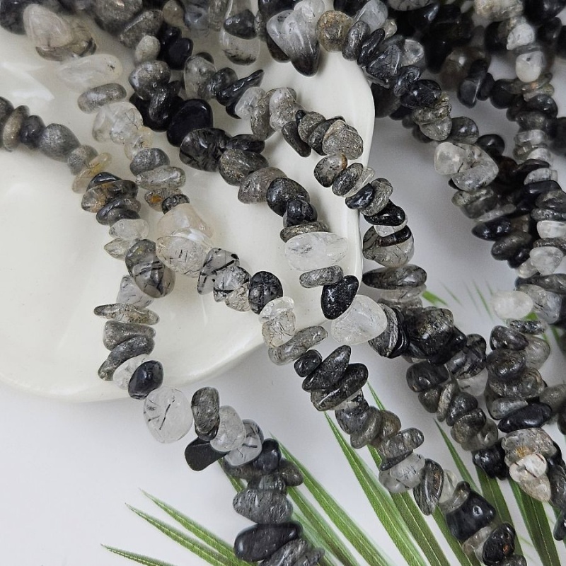 Нить 39 см Кварц рутиловый натуральный 5-8 мм крошка (9361-1) купить в Воронеже | Заказать в интернет-магазине Viva Beads
