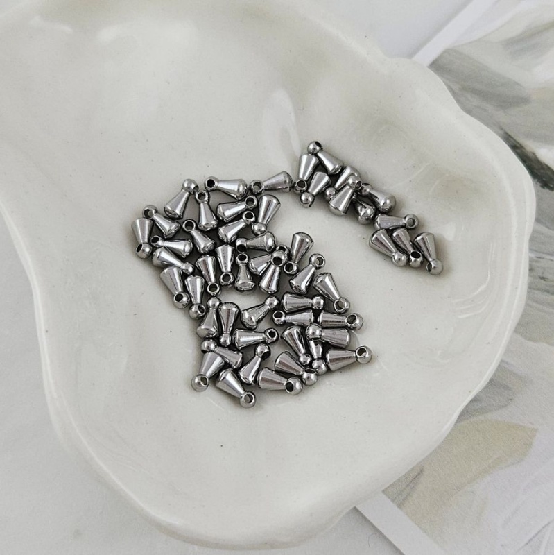 Подвеска Капля 6х3 мм, нержавеющая сталь (10145) купить с доставкой по России | Интернет-магазин Viva Beads