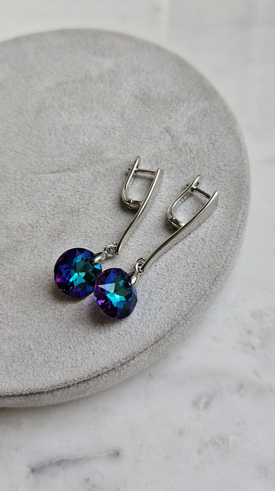 Mystic Drop — набор материалов для создания серёжек с хрустальными подвесками (НАБОР-67)