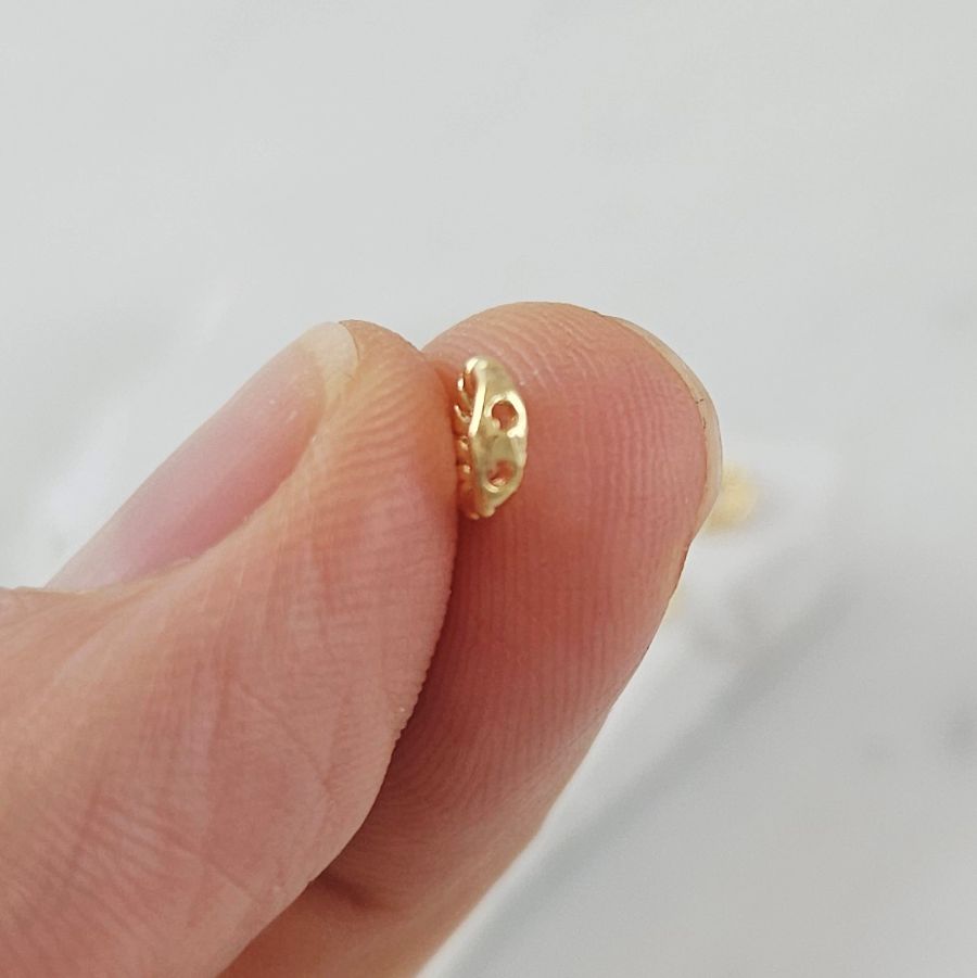 1 шт. Концевик кольцо 5.3 мм витое, позолота 14К (10113-З) купить в #REGION_P# | Заказать в интернет-магазине Viva Beads
