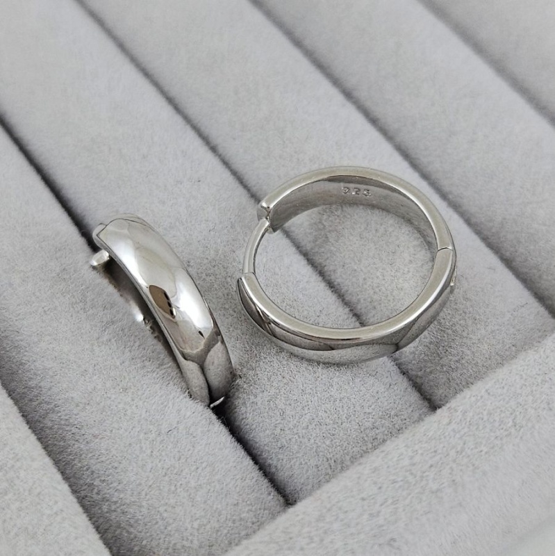 Швензы кольца, бублики, конго 20х4.3 мм родиевое покрытие (6799-Р) купить с доставкой по России | Интернет-магазин Viva Beads