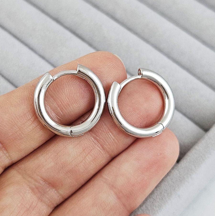 Швензы кольца, бублики, конго 18х3 мм, родиевое покрытие (10199-Р) купить с доставкой по России | Интернет-магазин Viva Beads