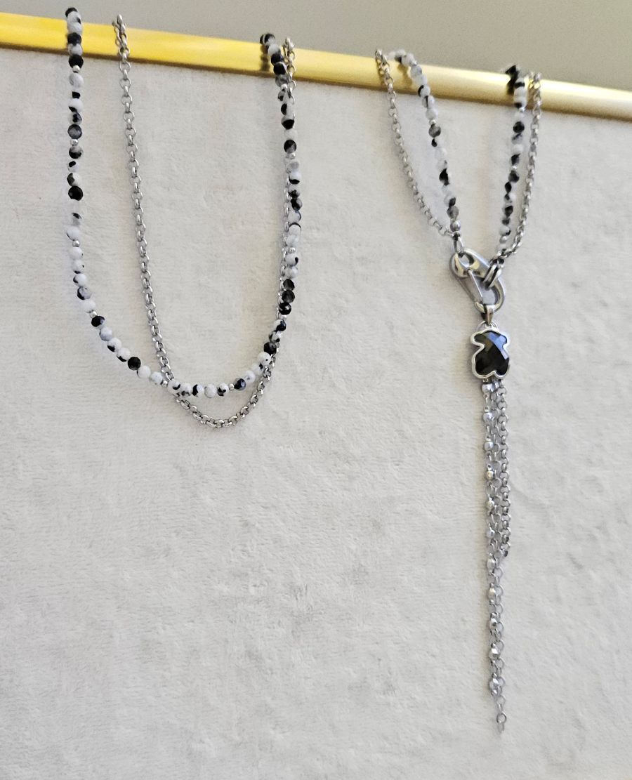 Лунный свет: набор материалов для создания длинного колье из лунного камня (НАБОР-72) купить с доставкой по России | Интернет-магазин Viva Beads