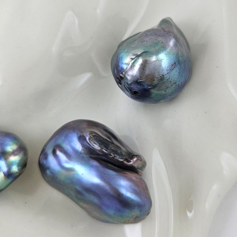 УЦ 1 шт. Жемчуг барочный крупный 21-28х13-14.5 мм темный (1011-УЦ) купить в #REGION_P# | Заказать в интернет-магазине Viva Beads
