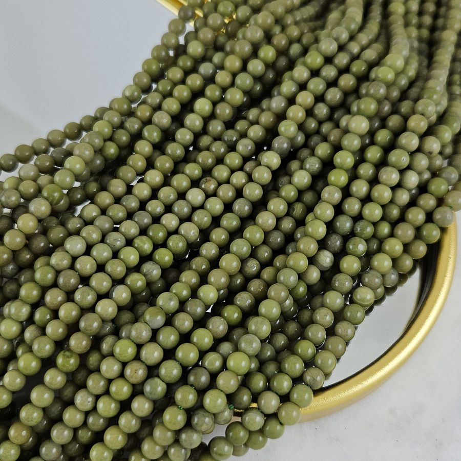 Нить 37 см Агат Авокадо ок. 6.2 мм бусины гладкий шар (10267-6) для бижутерии купить с доставкой по России | Интернет‑магазин Viva Beads
