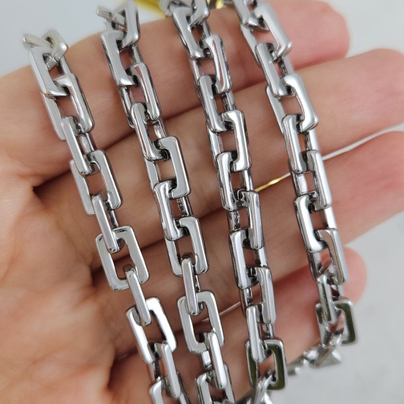 10 см Цепь толщиной 6.2 мм, родиевое покрытие (10288-Р) купить с доставкой по России | Интернет-магазин Viva Beads