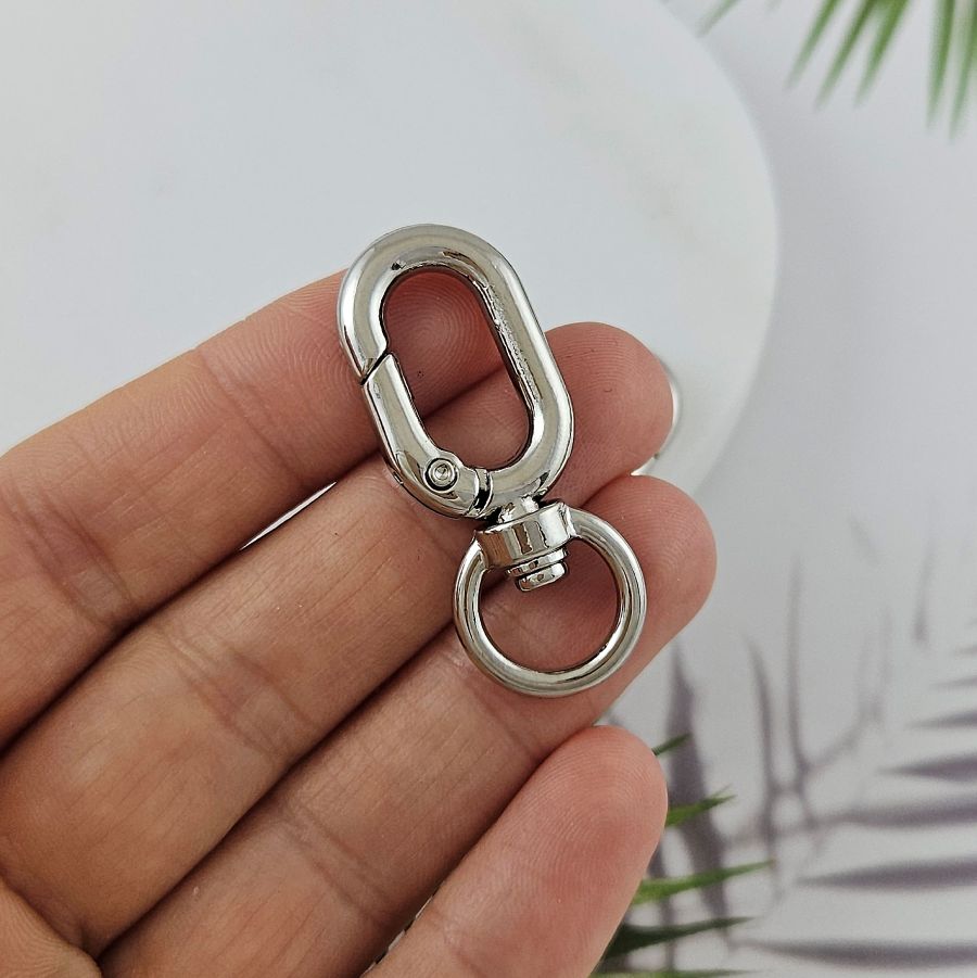 Замок карабин 40х15.7 мм, цвет платина (9948-П) купить в Воронеже | Заказать в интернет-магазине Viva Beads
 Замок карабин 40х15.7 мм, цвет платина (9948-П) купить в Воронеже | Заказать в интернет-магазине Viva Beads