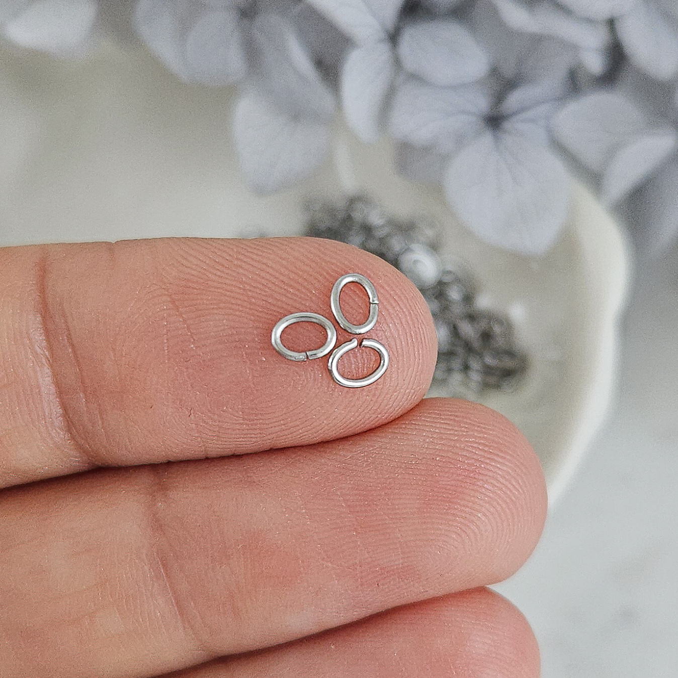 10 шт. Колечки овальные 4х3x0.6 мм соединительные разъемные, нержавеющая сталь (10246-4) соединительные колечки и кольца-коннекторы купить с доставкой по России | Интернет-магазин Viva Beads