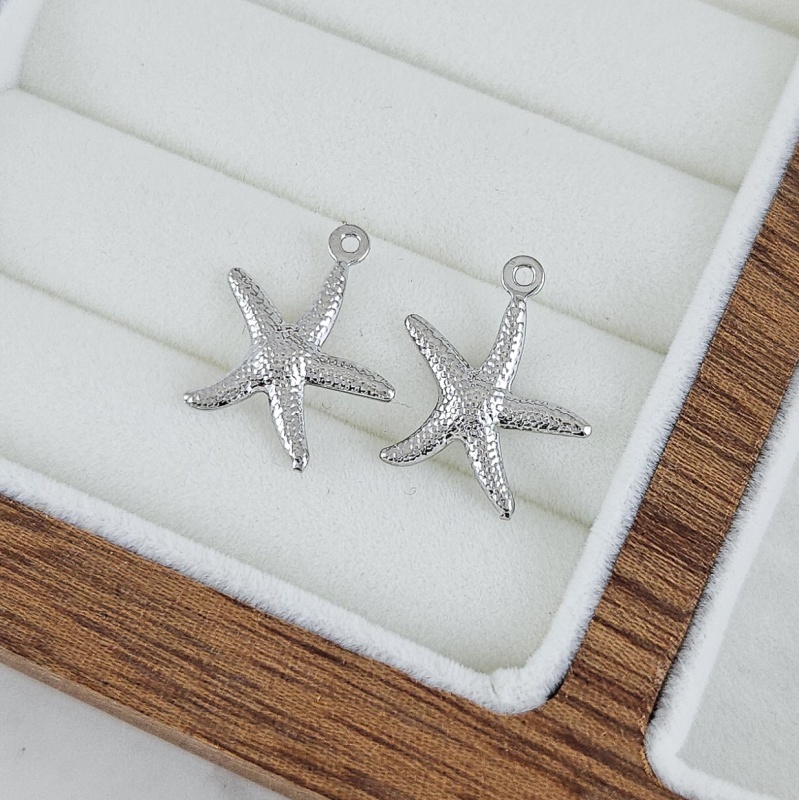 Подвеска Морская звезда 18Х15 мм родиевое покрытие (7877-15-Р) купить с доставкой по России | Интернет-магазин Viva Beads